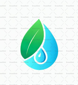 Wassertropfen und Blatt